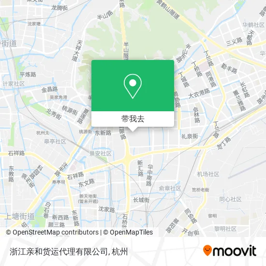 浙江亲和货运代理有限公司地图