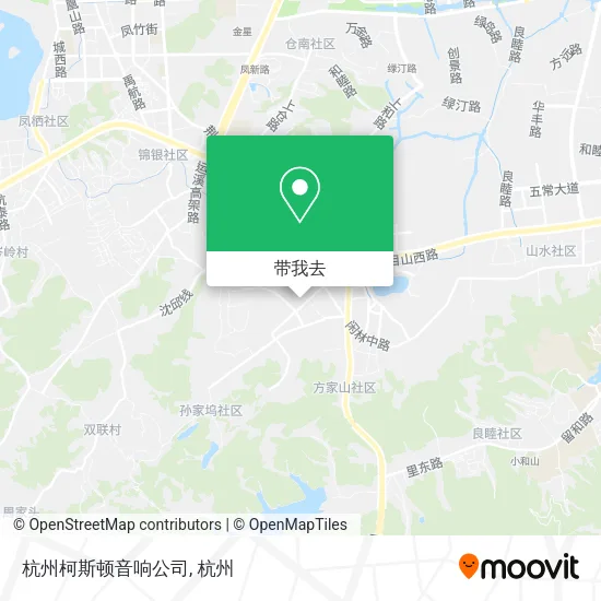 杭州柯斯顿音响公司地图