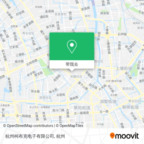 杭州柯布克电子有限公司地图
