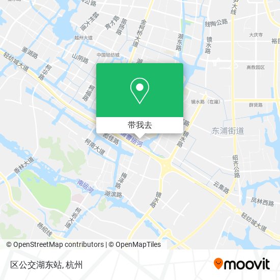 区公交湖东站地图