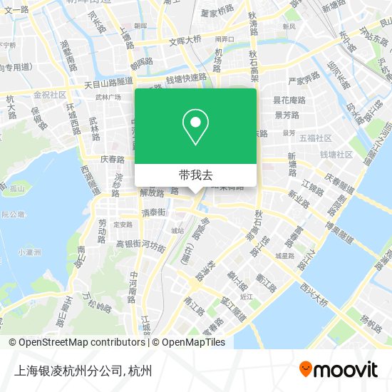 上海银凌杭州分公司地图