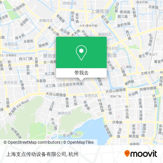 上海支点传动设备有限公司地图