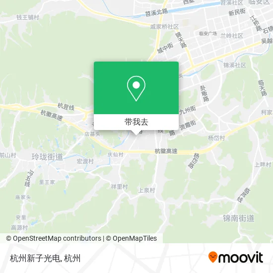 杭州新子光电地图