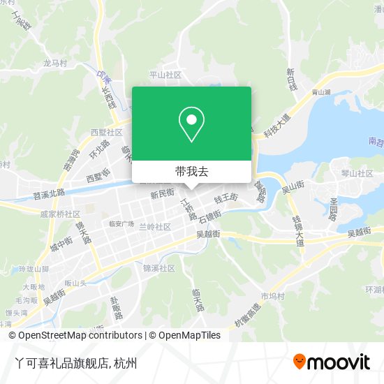 丫可喜礼品旗舰店地图