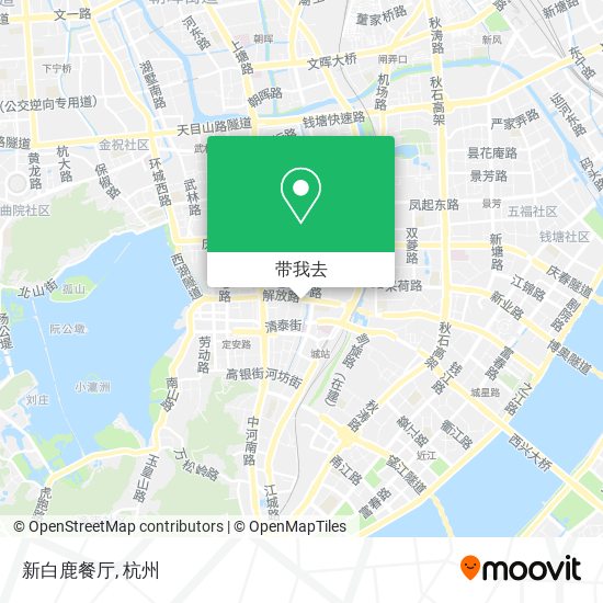 新白鹿餐厅地图