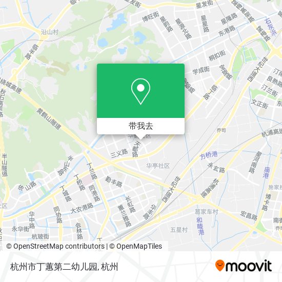 杭州市丁蕙第二幼儿园地图
