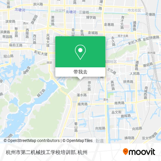 杭州市第二机械技工学校培训部地图