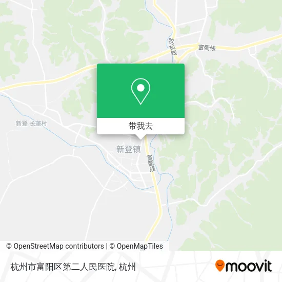 杭州市富阳区第二人民医院地图