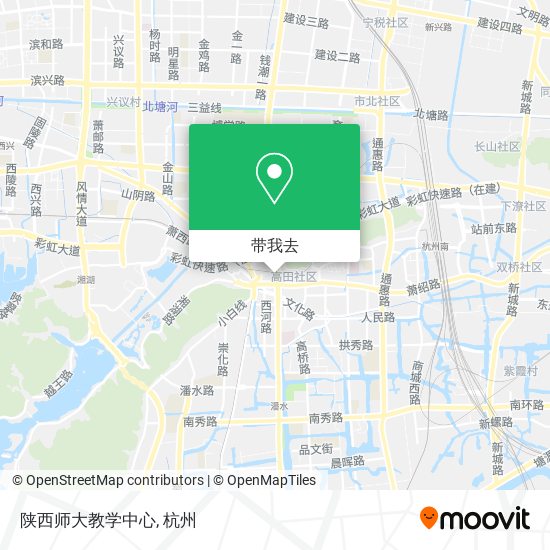 陕西师大教学中心地图