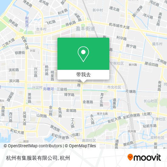 杭州有集服装有限公司地图