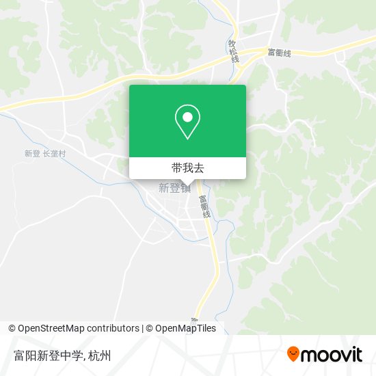 富阳新登中学地图