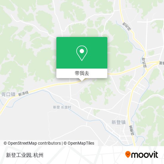 新登工业园地图