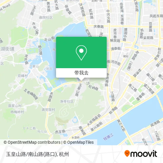 玉皇山路/南山路(路口)地图
