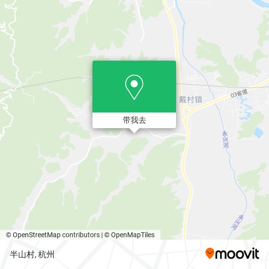 半山村地图