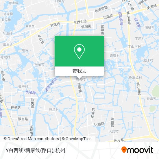 Y白西线/塘康线(路口)地图