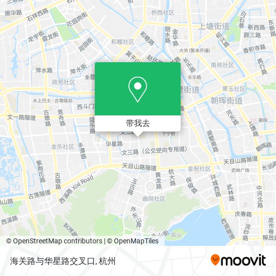 海关路与华星路交叉口地图