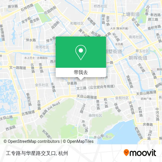 工专路与华星路交叉口地图