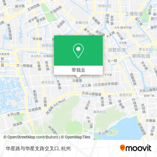 华星路与华星支路交叉口地图