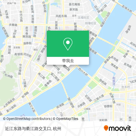 近江东路与衢江路交叉口地图