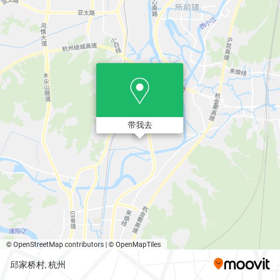 邱家桥村地图