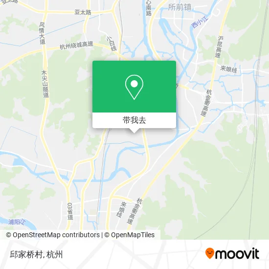 邱家桥村地图