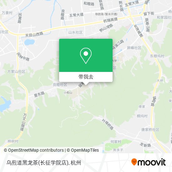 乌煎道黑龙茶(长征学院店)地图