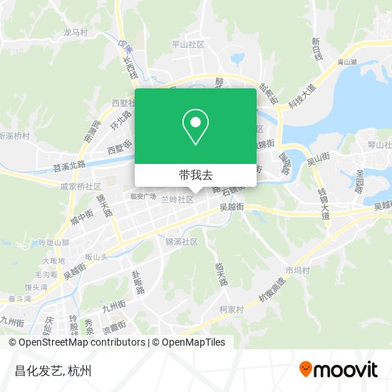 昌化发艺地图