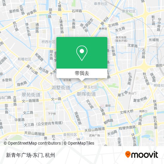 新青年广场-东门地图