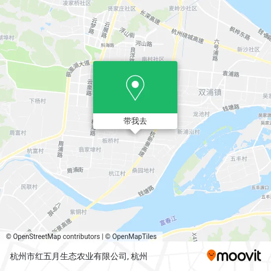 杭州市红五月生态农业有限公司地图