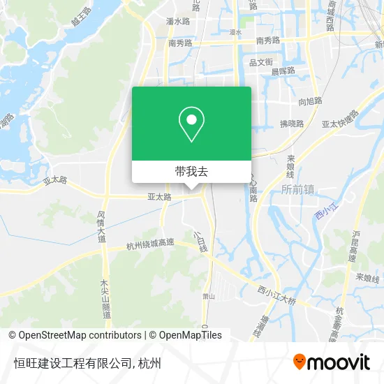 恒旺建设工程有限公司地图