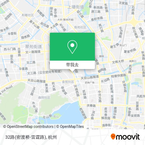 32路(密渡桥-雷霆路)地图
