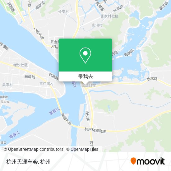 杭州天涯车会地图