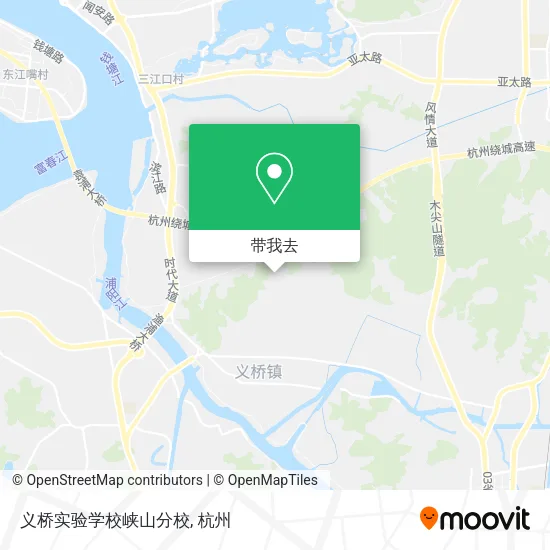 义桥实验学校峡山分校地图