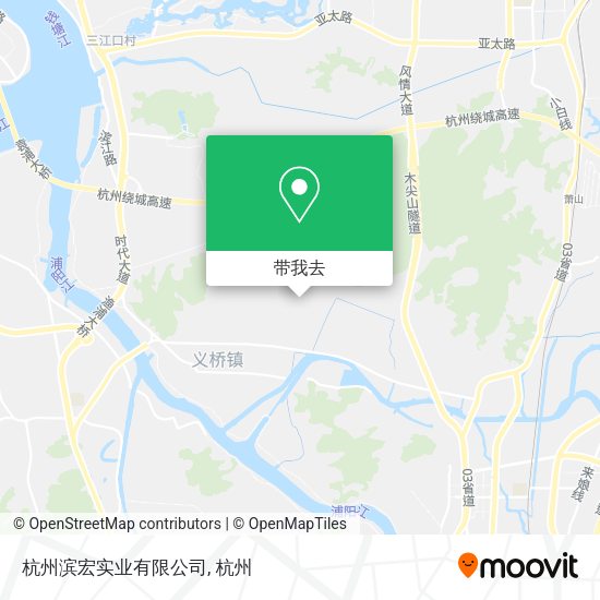 杭州滨宏实业有限公司地图