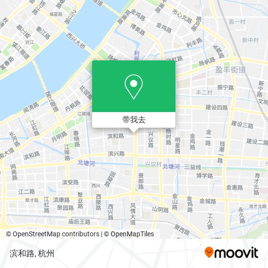滨和路地图