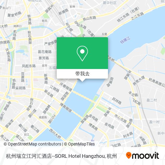 杭州瑞立江河汇酒店--SORL Hotel Hangzhou地图
