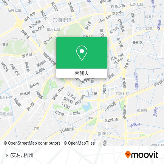 西安村地图