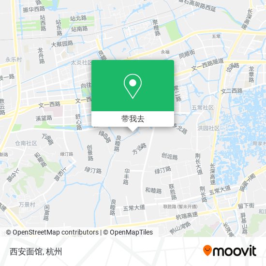 西安面馆地图