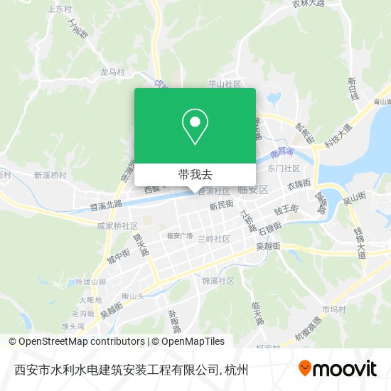 西安市水利水电建筑安装工程有限公司地图