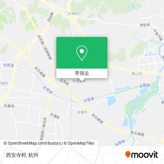 西安寺村地图