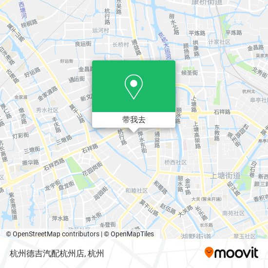 杭州德吉汽配杭州店地图