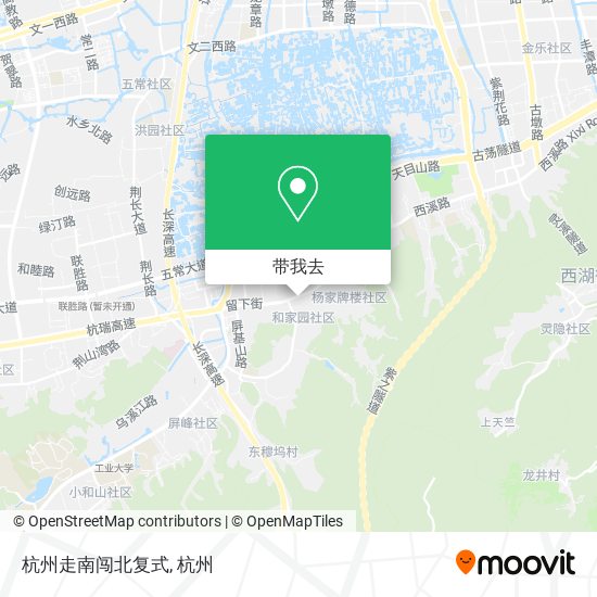 杭州走南闯北复式地图