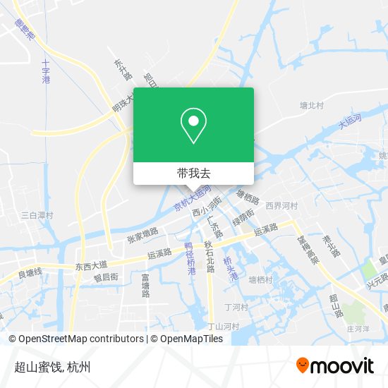 超山蜜饯地图