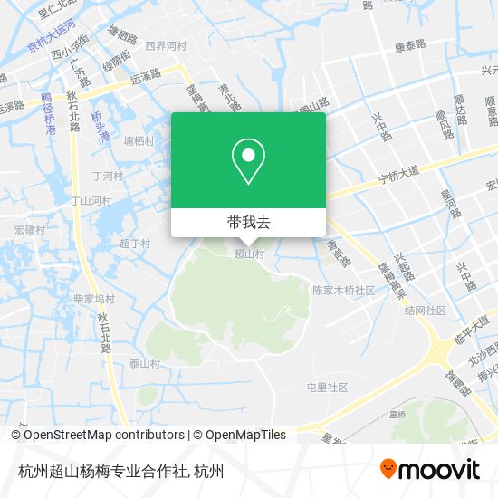 杭州超山杨梅专业合作社地图