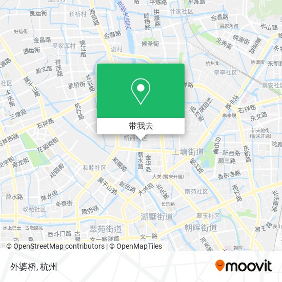 外婆桥地图
