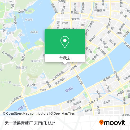 天一堂梨膏糖厂-东南门地图