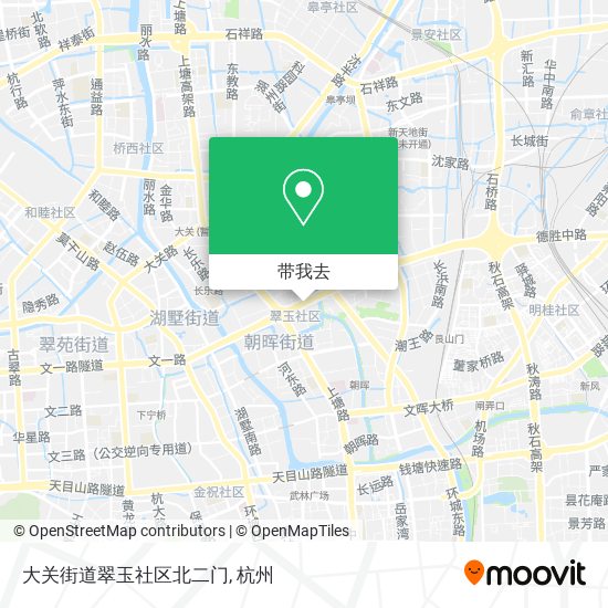 大关街道翠玉社区北二门地图