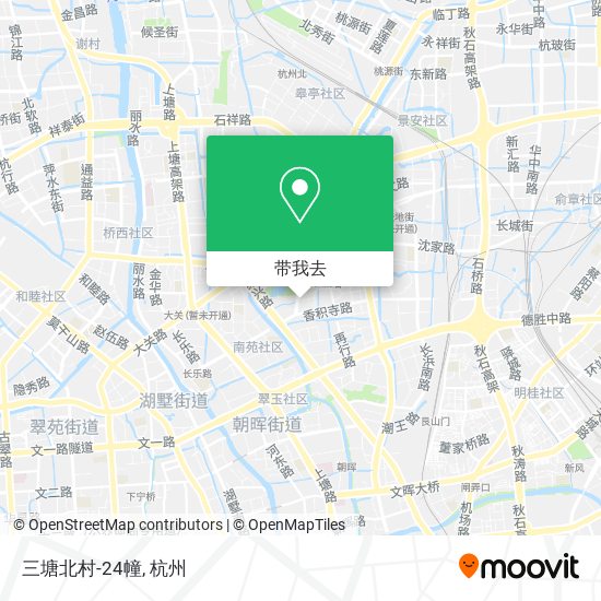三塘北村-24幢地图