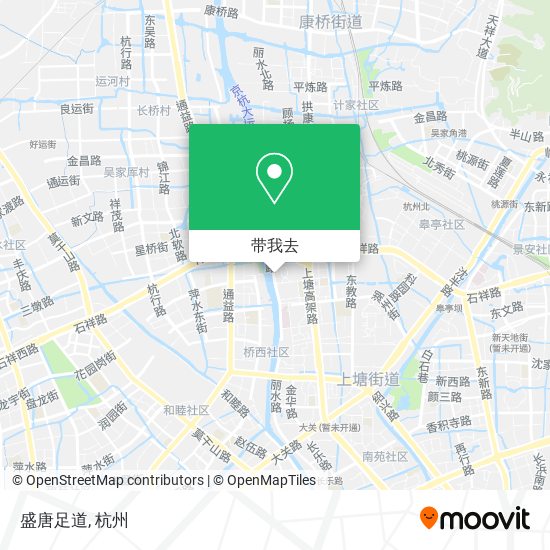 盛唐足道地图