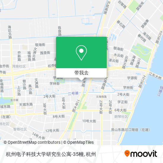 杭州电子科技大学研究生公寓-35幢地图